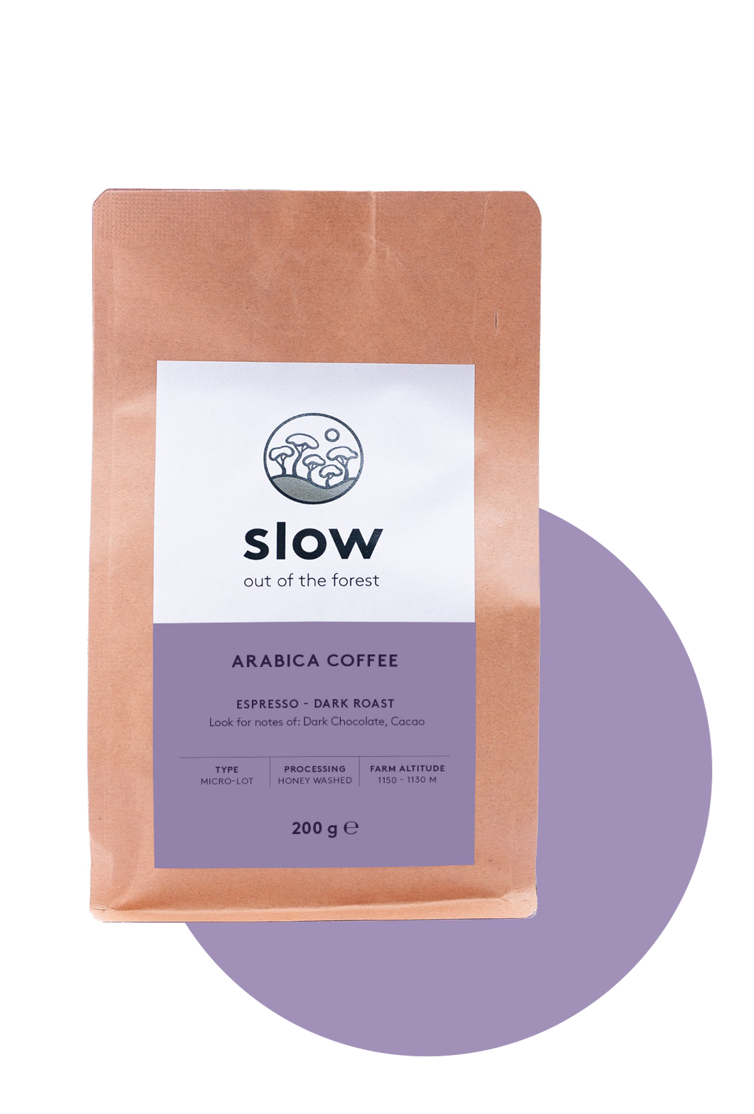 Slow tumma espresso (kahvipapu)